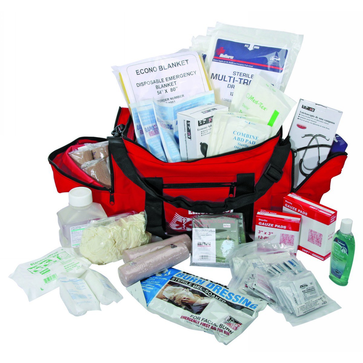 Major Trauma Emergency Bag Kits Portable Prefilled Trauma First Aid